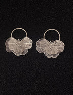 Elena | Pendientes florales dorados