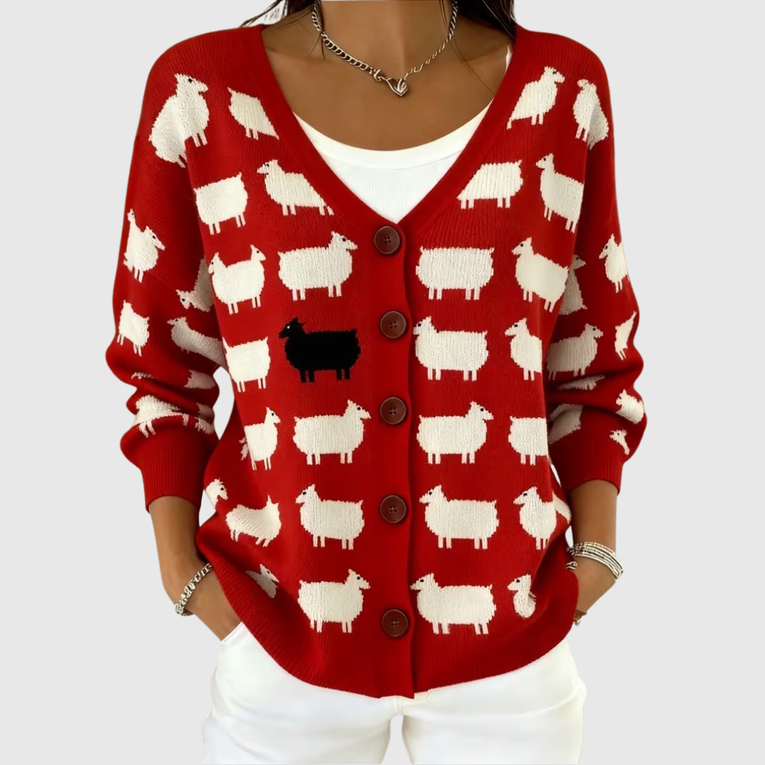María | Chaqueta de punto con botones