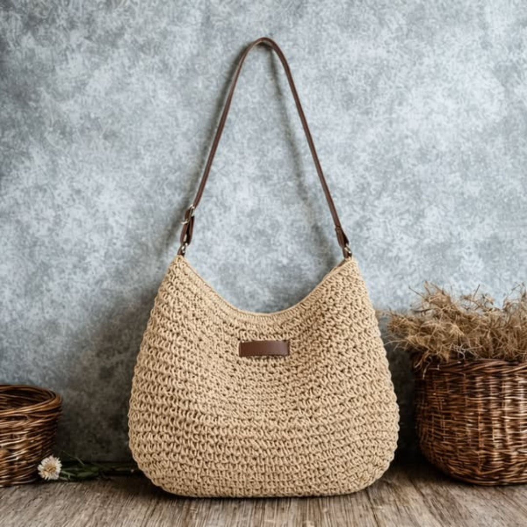 Rosa | Bolso trenzado elegante