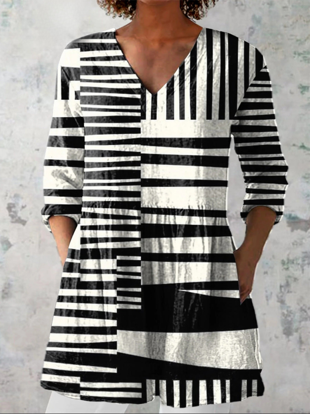 Sofia | Blusa larga con un estampado llamativo