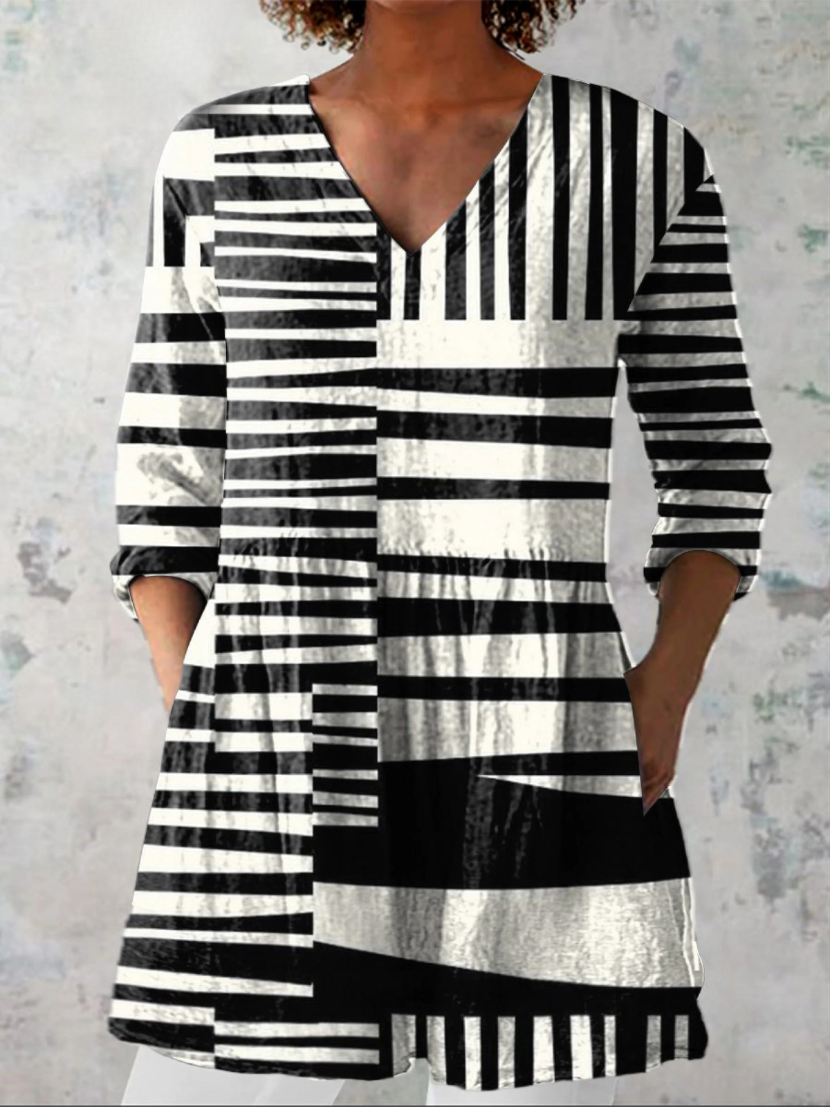 Sofia | Blusa larga con un estampado llamativo