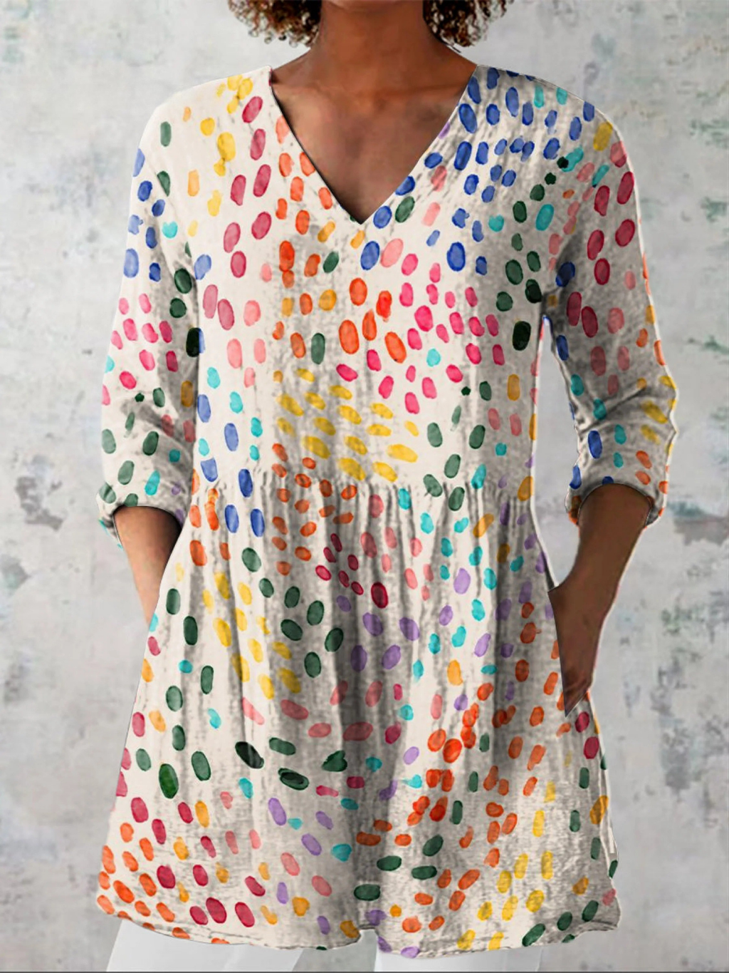Noemi | Blusa larga con un estampado llamativo