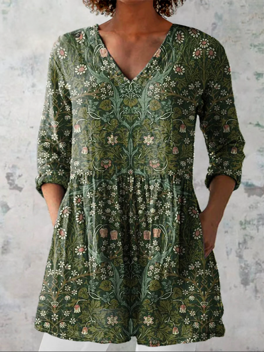 Marisa | Blusa larga con un estampado llamativo