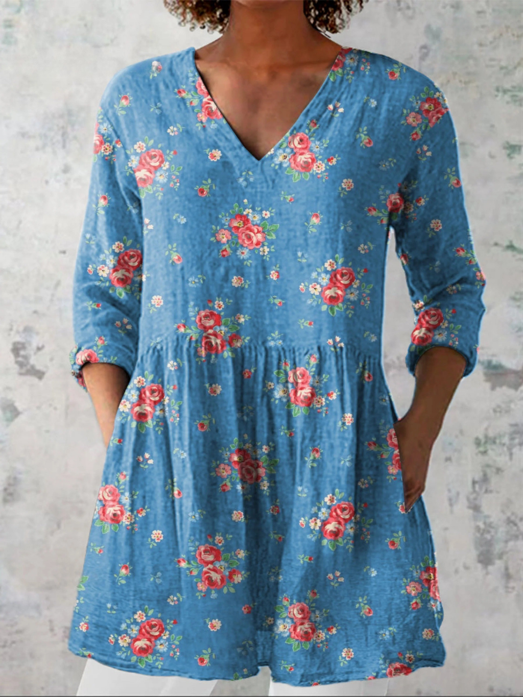 Serena | Blusa larga con un estampado llamativo