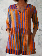 Chelo | Blusa larga con un estampado llamativo