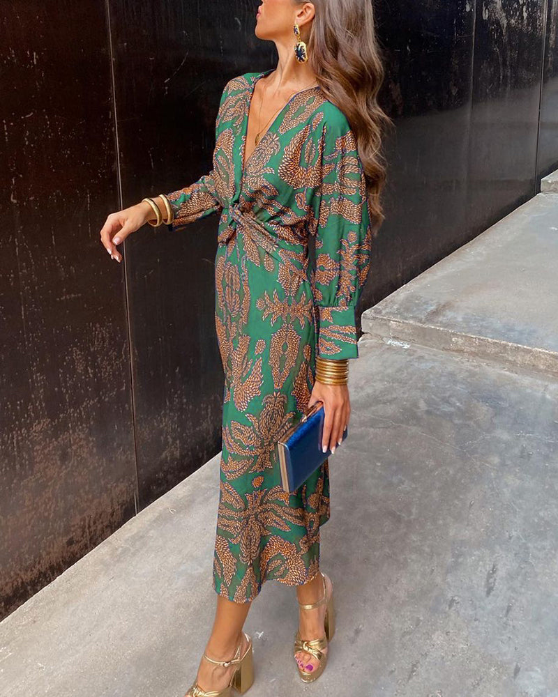 Celia | Vestido midi Eleganza Fiorita