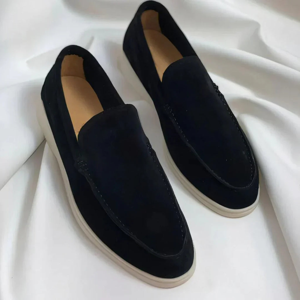 Luděk | Elegantní semišové mokasíny