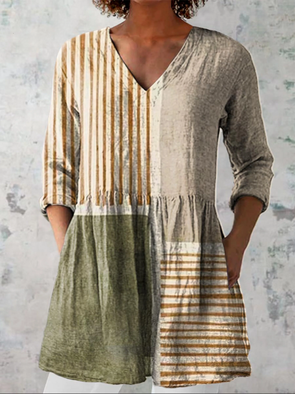 Aurora | Blusa larga con un estampado llamativo