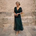 Helena | Elegantní zelené šaty