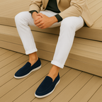 Luděk | Elegantní semišové mokasíny
