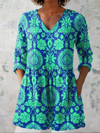 Greta | Blusa larga con un estampado llamativo