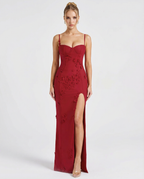 Aria | Vestido maxi con abertura