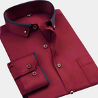 Miroslav | Klasická Košile s Kontrastním Límcem