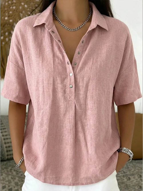 Blusa Martina | con cuello y detalle de botones