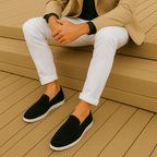 Luděk | Elegantní semišové mokasíny