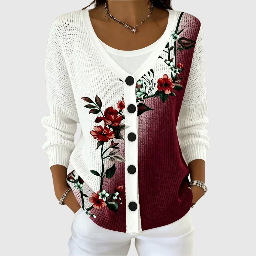 Natalia | Chaqueta de punto con botones