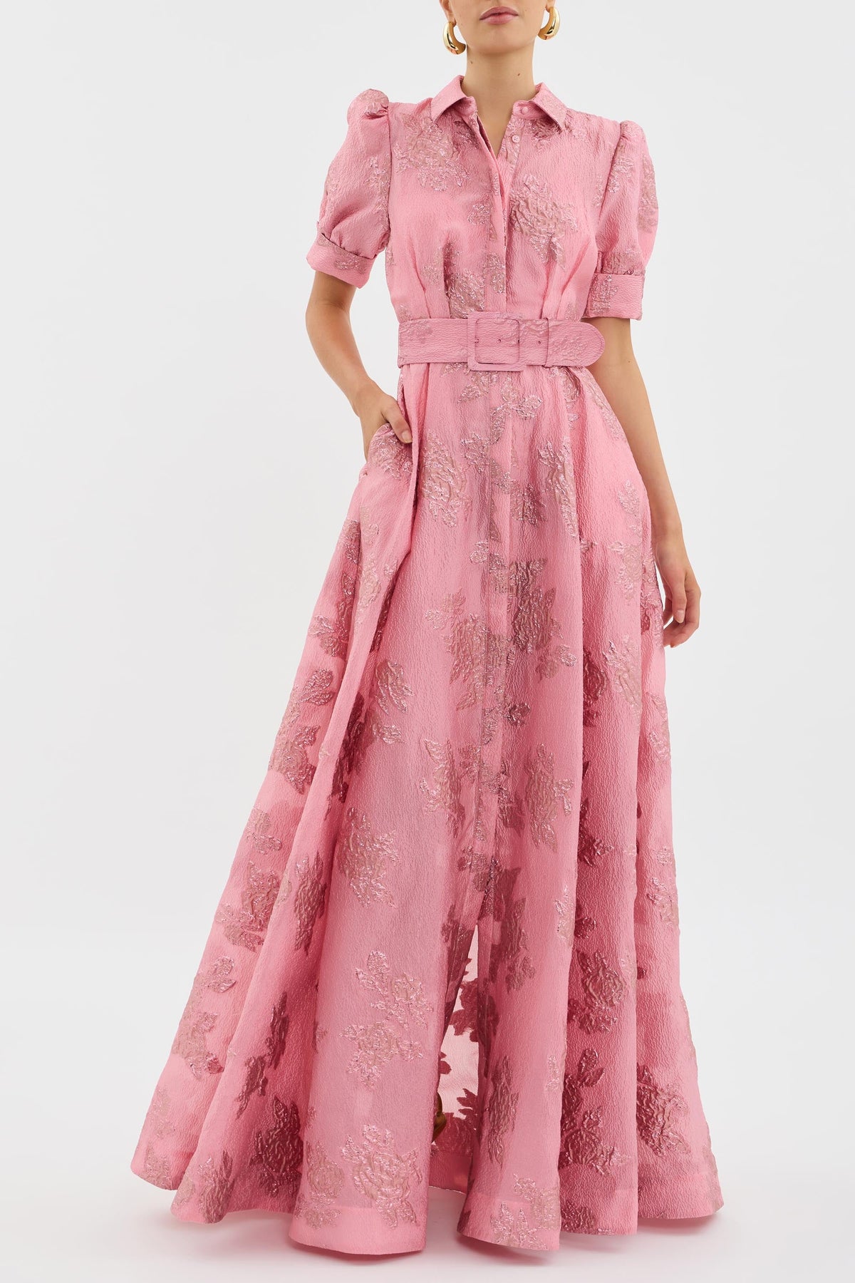 Alba | Vestido corto con mangas abullonadas