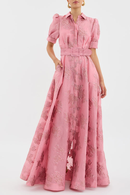 Alba | Vestido corto con mangas abullonadas