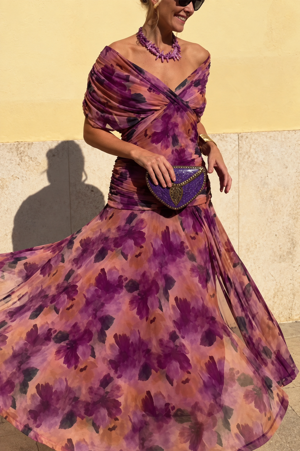 Anna | Elegantní šaty s květinovým vzorem