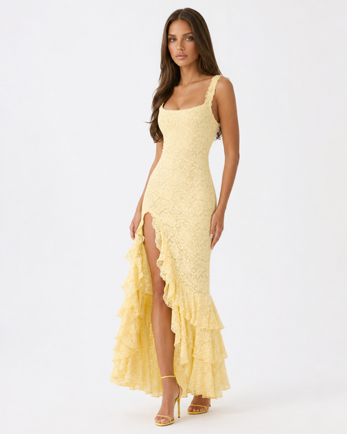 Amalfi | Vestido maxi de encaje