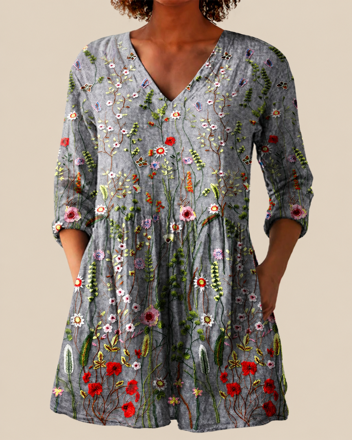 Noemi | Blusa larga con un estampado llamativo