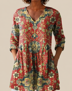 Carlota | Blusa larga con un estampado llamativo