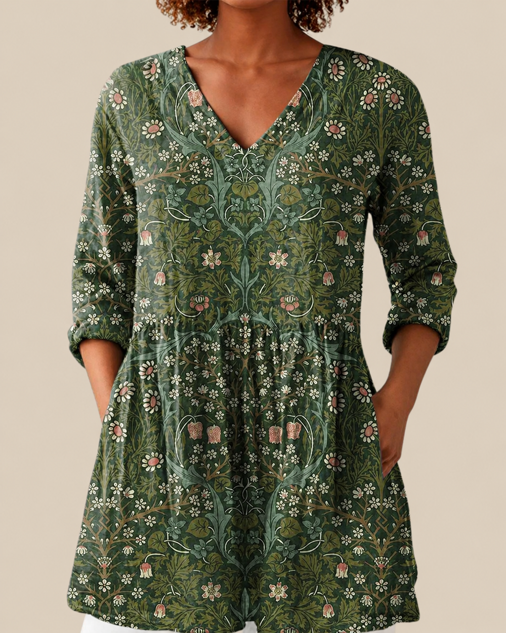 Marisa | Blusa larga con un estampado llamativo