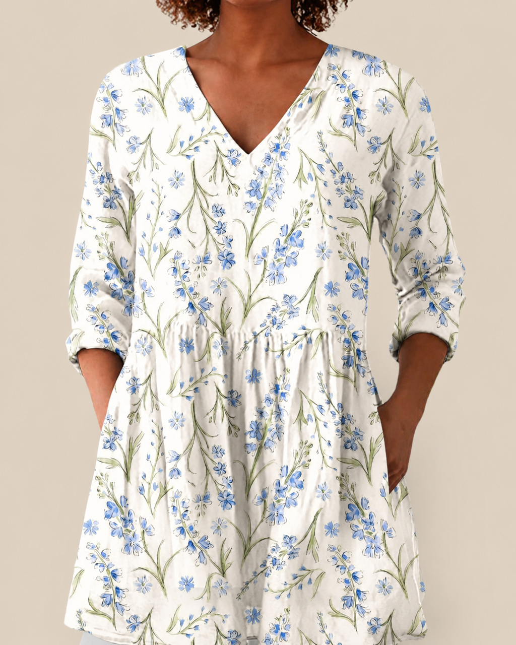 Carmela | Blusa larga con un estampado llamativo