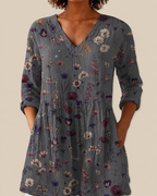 Gaia | Blusa larga con un estampado llamativo