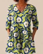 Elisa | Blusa larga con un estampado llamativo