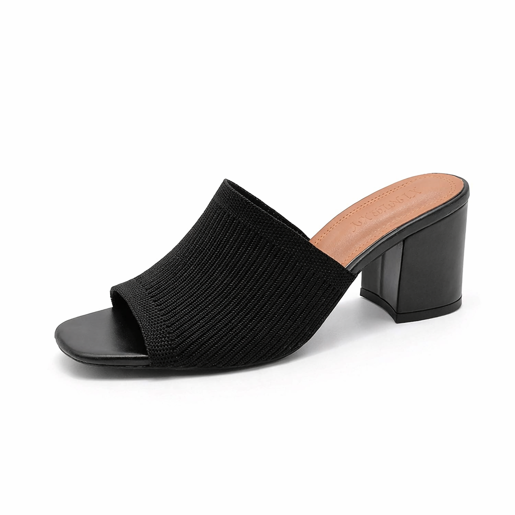Elena | Sandalias de tacón grueso