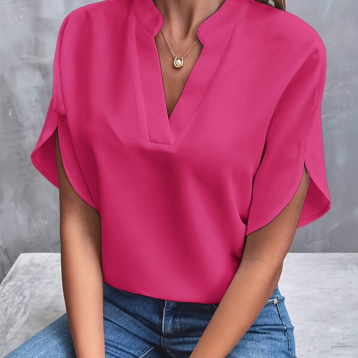 Libuše | Elegantní Halenka z Lehké Látky