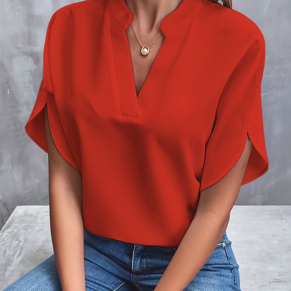 Libuše | Elegantní Halenka z Lehké Látky