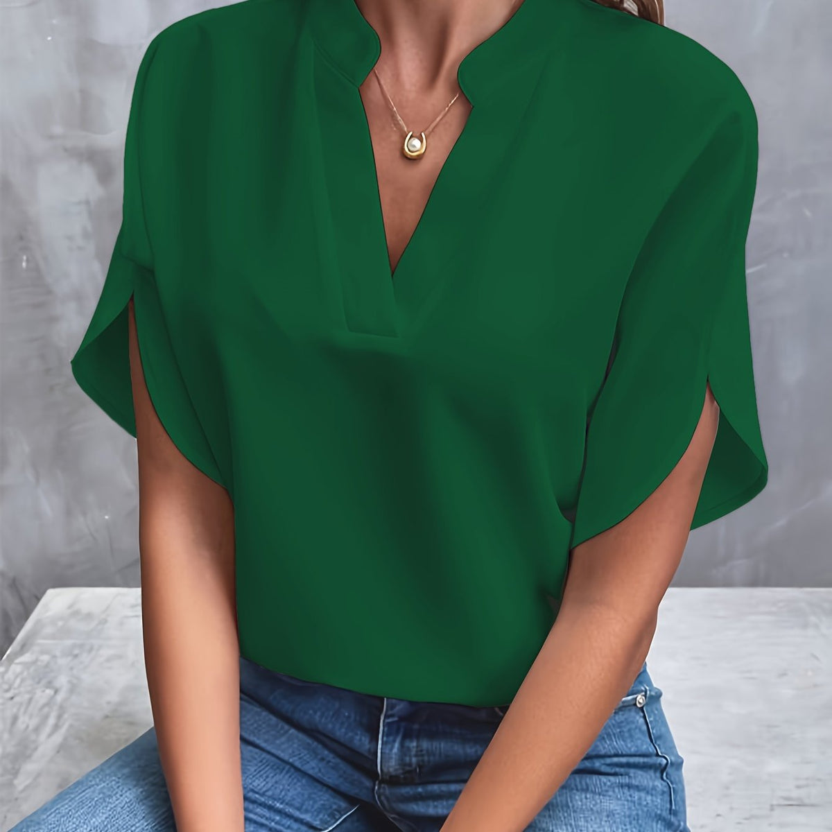 Libuše | Elegantní Halenka z Lehké Látky