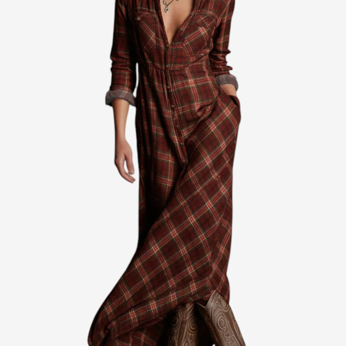 Lucía | Vestido Camisero Maxi