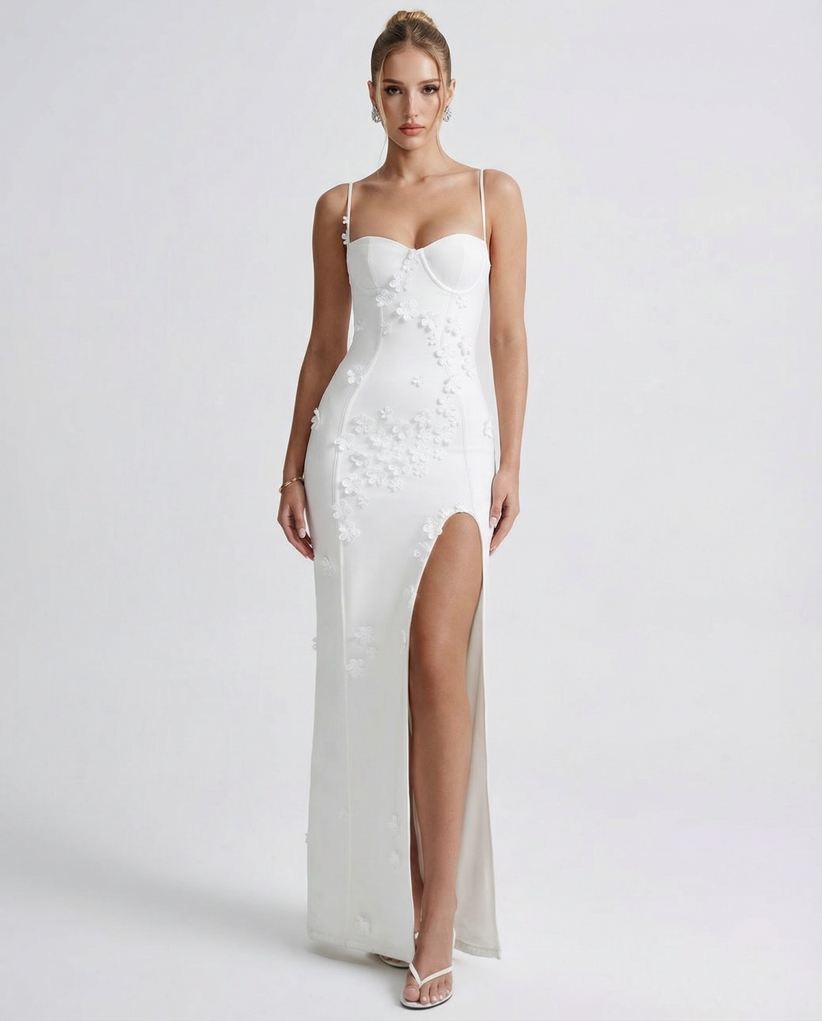 Aria | Vestido maxi con abertura