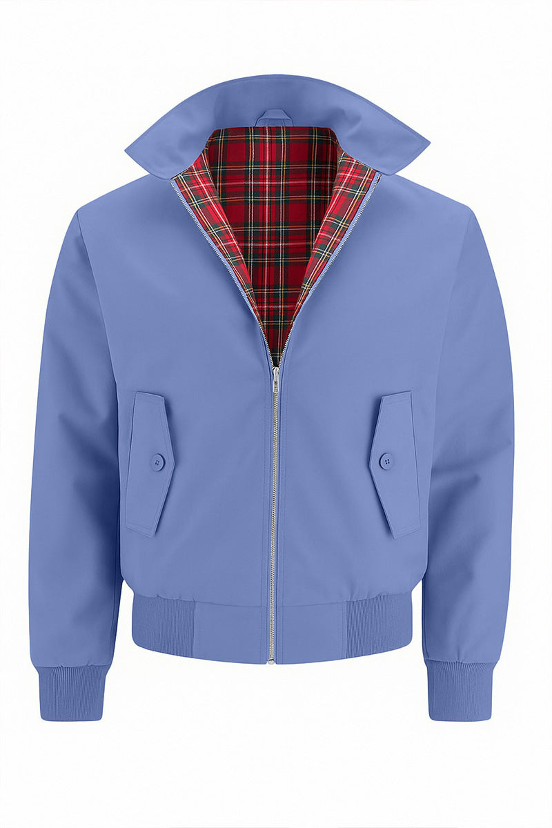 Fernando | Chaqueta Harrington con forro de tartán