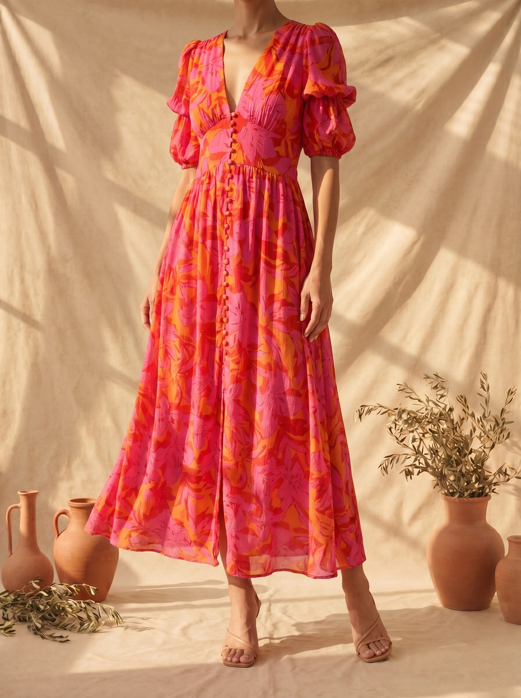 Armonía | Vestido largo destellos de sol