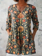Patricia | Blusa larga con un estampado llamativo