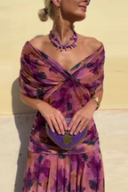 Anna | Elegantní šaty s květinovým vzorem