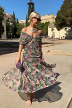 Anna | Elegantní šaty s květinovým vzorem
