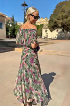 Anna | Elegantní šaty s květinovým vzorem
