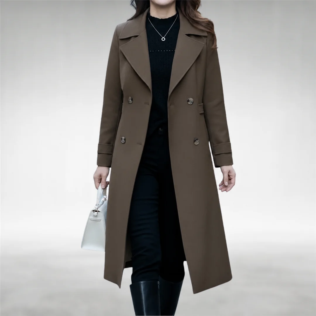 Olivia | Trenchcoat s fleecovou podšívkou