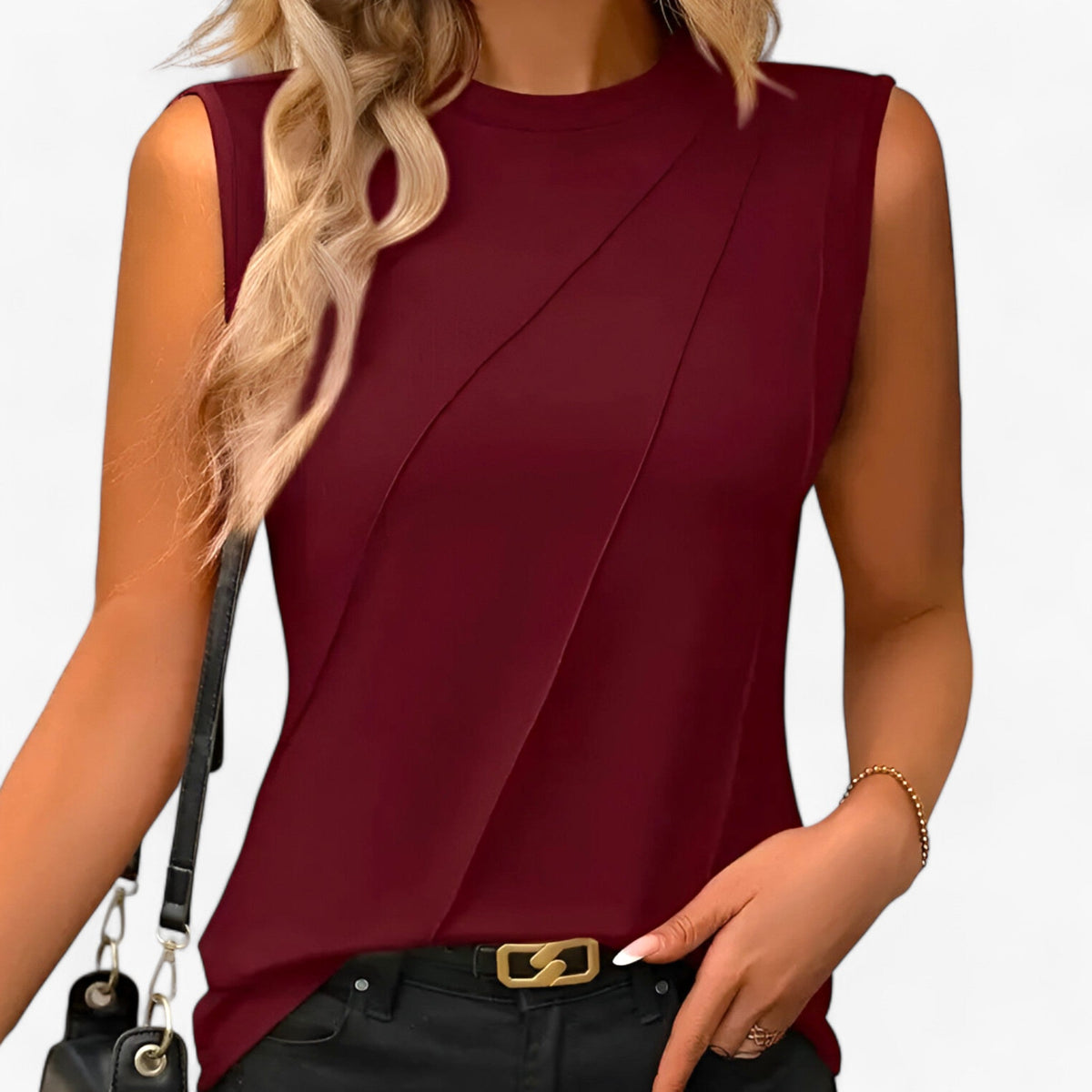 Adéla | Elegantní Vzdušný Top bez Rukávů