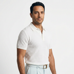 Polo isa Cuello Waffle Hombre