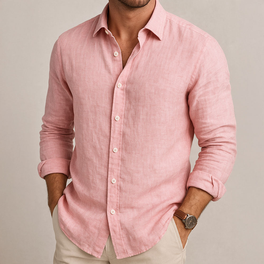 Petr | Základní Pánská Lněná Košile