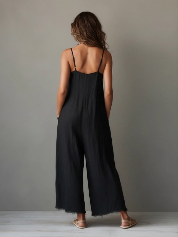 Rita | Mono minimalista de lino para mujer